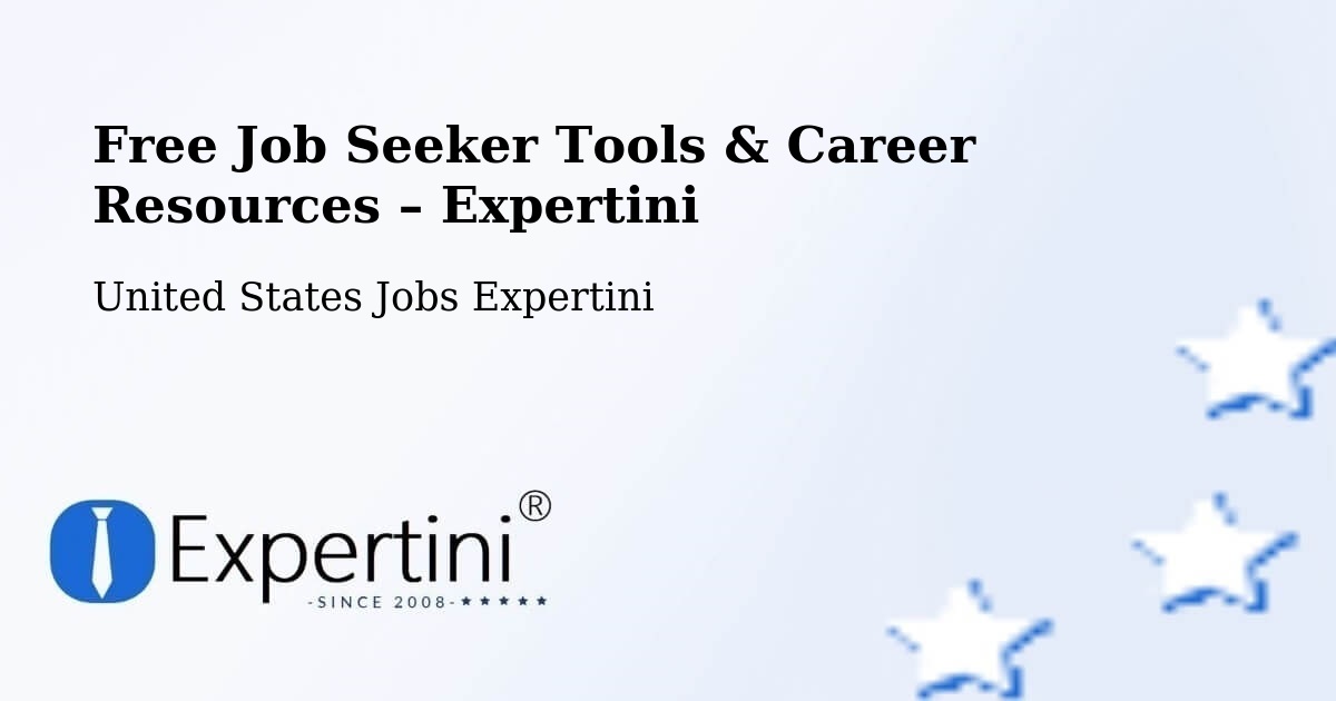Free Job Seeker Tools & Career Resources – Townsend - Townsend, United States Jobs Expertini
