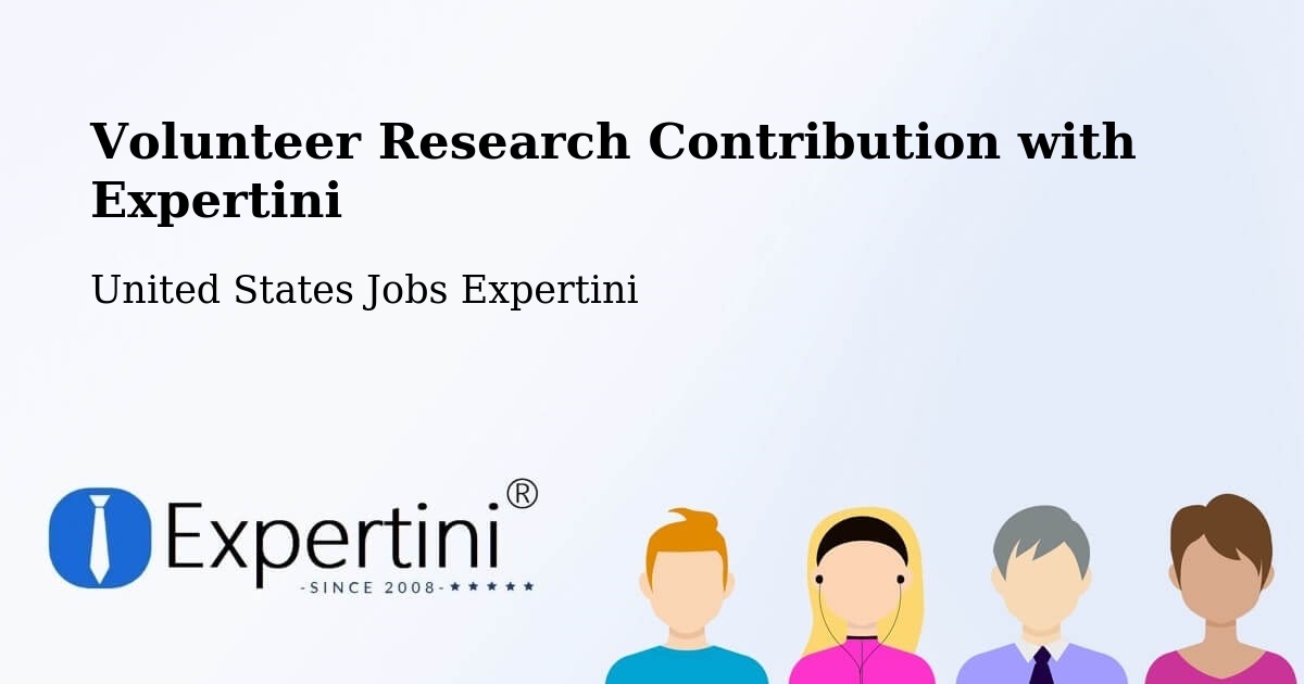 Volunteer Research Contribution Program – Townsend - United States Jobs Expertini